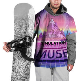 Накидка на куртку 3D с принтом Simulation Theory. Muse , 100% полиэстер |  | matthew bellamy | muse | simulation theory | мьюз | мэт бэллами | мэтью беллами
