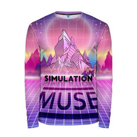 Мужской лонгслив 3D с принтом Simulation Theory. Muse , 100% полиэстер | длинные рукава, круглый вырез горловины, полуприлегающий силуэт | matthew bellamy | muse | simulation theory | мьюз | мэт бэллами | мэтью беллами