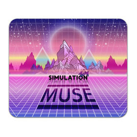 Коврик для мышки прямоугольный с принтом Simulation Theory. Muse , натуральный каучук | размер 230 х 185 мм; запечатка лицевой стороны | matthew bellamy | muse | simulation theory | мьюз | мэт бэллами | мэтью беллами