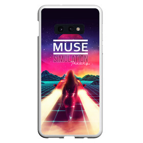 Чехол для Samsung S10E с принтом Muse Simulation Theory , Силикон | Область печати: задняя сторона чехла, без боковых панелей | Тематика изображения на принте: matthew bellamy | muse | simulation theory | мьюз | мэт бэллами | мэтью беллами