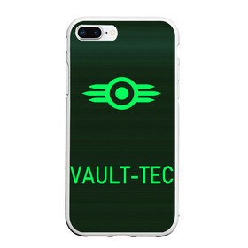 Чехол для iPhone 7Plus/8 Plus матовый с принтом VAULT-TEC , Силикон | Область печати: задняя сторона чехла, без боковых панелей | 101 | 111 | 13 | 76 | atom cats | bethesda | brotherhood of steel | fallout | nuka cola | outcast | tunnel snakes | vault | war | братство стали | бункер | война | убежище | фолаут | фоллаут | ядеркола