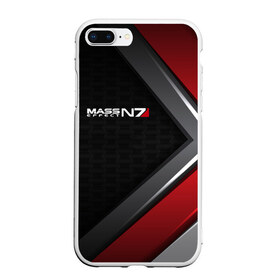 Чехол для iPhone 7Plus/8 Plus матовый с принтом MASS EFFECT N7 , Силикон | Область печати: задняя сторона чехла, без боковых панелей | amdromeda initiative | andromeda | game | gun | hemet | n7 | rifle | ryder | soldier | space | star | weapon