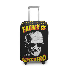 Чехол для чемодана 3D с принтом Stan Lee: Father of Superhero , 86% полиэфир, 14% спандекс | двустороннее нанесение принта, прорези для ручек и колес | avengers | father | hero | hulk | iron | lee | man | stan | stan lee | stanlee | superhero | thor | анти | герой | железный | комиксы | лии | мстители | отец | стен | стенли | стэн ли | супер | супергероев | тор | халк | человек