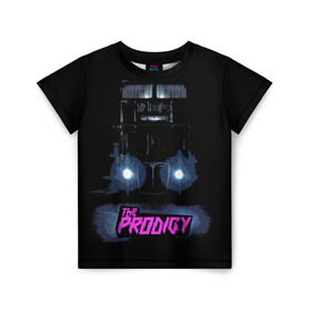 Детская футболка 3D с принтом The Prodigy , 100% гипоаллергенный полиэфир | прямой крой, круглый вырез горловины, длина до линии бедер, чуть спущенное плечо, ткань немного тянется | album | music | prodigy | брейк | группа | заставка | музыка | новый альбом | обложка альбома | продиджи