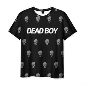 Мужская футболка 3D с принтом Bones Deadboy , 100% полиэфир | прямой крой, круглый вырез горловины, длина до линии бедер | Тематика изображения на принте: bones | boy | dead | deadboy | elmo | hdmi | hip | hop | kennedy | metal | rap | rapper | scream | sesh | seshollowaterboyz | skull | team | кеннеди | кости | костя | метал | рэп | рэпер | сеш | скрим | сэш | хип | хоп | череп | элмо