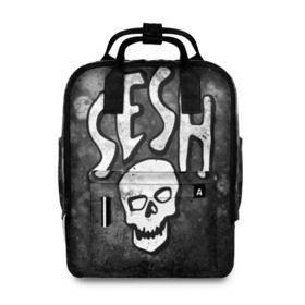 Женский рюкзак 3D с принтом SESH Team (Bones) , 100% полиэстер | лямки с регулируемой длиной, сверху ручки, чтобы рюкзак нести как сумку. Основное отделение закрывается на молнию, как и внешний карман. Внутри два дополнительных кармана, один из которых закрывается на молнию. По бокам два дополнительных кармашка, куда поместится маленькая бутылочка
 | Тематика изображения на принте: bones | boy | dead | deadboy | elmo | hdmi | hip | hop | kennedy | metal | rap | rapper | scream | sesh | seshollowaterboyz | skull | team | кеннеди | кости | костя | метал | рэп | рэпер | сеш | скрим | сэш | хип | хоп | череп | элмо