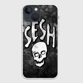 Чехол для iPhone 13 mini с принтом SESH Team (Bones) ,  |  | Тематика изображения на принте: bones | boy | dead | deadboy | elmo | hdmi | hip | hop | kennedy | metal | rap | rapper | scream | sesh | seshollowaterboyz | skull | team | кеннеди | кости | костя | метал | рэп | рэпер | сеш | скрим | сэш | хип | хоп | череп | элмо