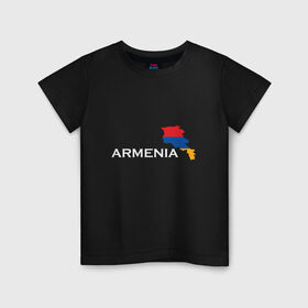 Детская футболка хлопок с принтом Армения , 100% хлопок | круглый вырез горловины, полуприлегающий силуэт, длина до линии бедер | armenia | armenya | russia | арарат | армения | армяне | армянин | город | горы | ереван | кавказ | карта | коньяк | народ | орёл | приключение | путешествие | россия | саркисян | ссср | страна | фанат | флаг
