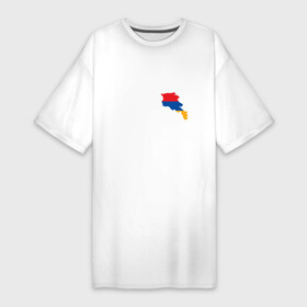 Платье-футболка хлопок с принтом Армения ,  |  | armenia | armenya | russia | арарат | армения | армяне | армянин | город | горы | ереван | кавказ | карта | коньяк | народ | орёл | приключение | путешествие | россия | саркисян | ссср | страна | фанат | флаг
