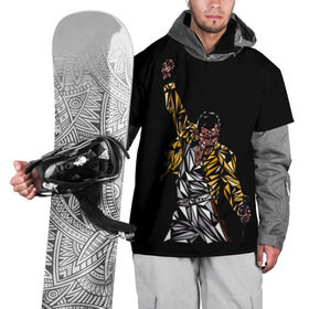 Накидка на куртку 3D с принтом Фредди Меркьюри , 100% полиэстер |  | bohemian rhapsody | queen | богемская рапсодия | рок | фредди меркьюри