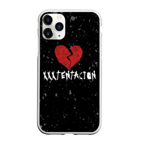 Чехол для iPhone 11 Pro Max матовый с принтом XXXTentacion Red Broken Heart , Силикон |  | broken | dead | heart | king | legend | music | rap | rapper | red | revenge | rip | xtentation | xxtennation | xxx | xxxtentacion | красное | мертв | музыка | память | разбитое | репер | рип | рэп | сердце | тентасьон | умер