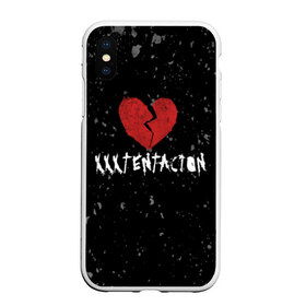Чехол для iPhone XS Max матовый с принтом XXXTentacion Red Broken Heart , Силикон | Область печати: задняя сторона чехла, без боковых панелей | broken | dead | heart | king | legend | music | rap | rapper | red | revenge | rip | xtentation | xxtennation | xxx | xxxtentacion | красное | мертв | музыка | память | разбитое | репер | рип | рэп | сердце | тентасьон | умер
