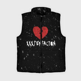 Женский жилет утепленный 3D с принтом XXXTentacion Red Broken Heart ,  |  | broken | dead | heart | king | legend | music | rap | rapper | red | revenge | rip | xtentation | xxtennation | xxx | xxxtentacion | красное | мертв | музыка | память | разбитое | репер | рип | рэп | сердце | тентасьон | умер