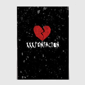 Постер с принтом XXXTentacion Red Broken Heart , 100% бумага
 | бумага, плотность 150 мг. Матовая, но за счет высокого коэффициента гладкости имеет небольшой блеск и дает на свету блики, но в отличии от глянцевой бумаги не покрыта лаком | broken | dead | heart | king | legend | music | rap | rapper | red | revenge | rip | xtentation | xxtennation | xxx | xxxtentacion | красное | мертв | музыка | память | разбитое | репер | рип | рэп | сердце | тентасьон | умер