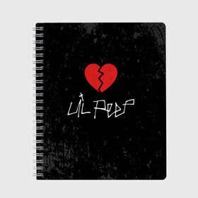 Тетрадь с принтом Lil Peep Broken Heart , 100% бумага | 48 листов, плотность листов — 60 г/м2, плотность картонной обложки — 250 г/м2. Листы скреплены сбоку удобной пружинной спиралью. Уголки страниц и обложки скругленные. Цвет линий — светло-серый
 | broken | dead | heart | lil | lil peep | lilpeep | music | peep | pump | rap | rapper | red | rip | густав | красное | лил | лил пип | лилпип | мертв | память | пип | разбитое | рип | рэп | рэпер | сердечко | сердце | умер | эмо
