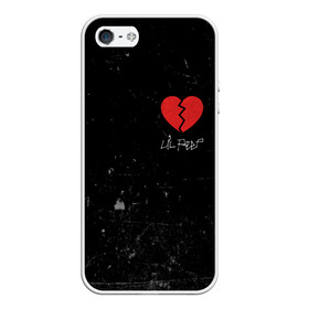 Чехол для iPhone 5/5S матовый с принтом Lil Peep Broken Heart , Силикон | Область печати: задняя сторона чехла, без боковых панелей | Тематика изображения на принте: broken | dead | heart | lil | lil peep | lilpeep | music | peep | pump | rap | rapper | red | rip | густав | красное | лил | лил пип | лилпип | мертв | память | пип | разбитое | рип | рэп | рэпер | сердечко | сердце | умер | эмо