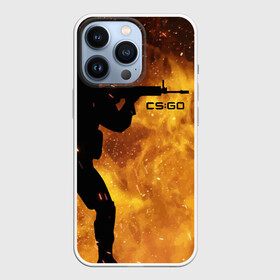 Чехол для iPhone 13 Pro с принтом CS:GO Fire ,  |  | asiimov | counter | counter strike | counterstrike | cs go | cs:go | csgo | cyrex | fire | flame | global | offensive | strike | гоу | каэс | контер | контр | контра | контрстрайк | огонь | страйк | сы пщ