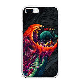 Чехол для iPhone 7Plus/8 Plus матовый с принтом CSGO - Hyper Beast Original , Силикон | Область печати: задняя сторона чехла, без боковых панелей | asiimov | beast | counter | counter strike | counterstrike | cs go | cs:go | csgo | global | hyper | hyperbeast | offensive | skin | strike | азимов | гоу | контер | контр | контра | контрстрайк | скин | страйк | сы пщ