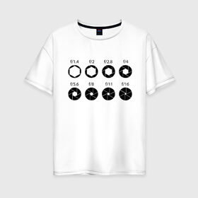 Женская футболка хлопок Oversize с принтом F 1 4-16 , 100% хлопок | свободный крой, круглый ворот, спущенный рукав, длина до линии бедер
 | фото | фотограф | фотография
