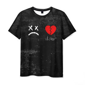 Мужская футболка 3D с принтом Lil Peep RIP , 100% полиэфир | прямой крой, круглый вырез горловины, длина до линии бедер | broken | dead | heart | lil | lil peep | lilpeep | music | peep | pump | rap | rapper | red | rip | густав | красное | лил | лил пип | лилпип | мертв | память | пип | разбитое | рип | рэп | рэпер | сердечко | сердце | умер | эмо
