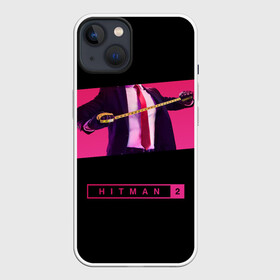 Чехол для iPhone 13 с принтом HITMAN 2 c Рулеткой ,  |  | action | agent | agent 47 | game | games | hit | hitman | hitman 2 | hitmen | killer | man | stealth | агент | агент 47 | игра | игры | стелс | удавка | хитман | хитмен | хитмэн | экшн