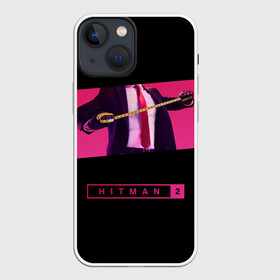 Чехол для iPhone 13 mini с принтом HITMAN 2 c Рулеткой ,  |  | Тематика изображения на принте: action | agent | agent 47 | game | games | hit | hitman | hitman 2 | hitmen | killer | man | stealth | агент | агент 47 | игра | игры | стелс | удавка | хитман | хитмен | хитмэн | экшн