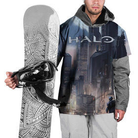 Накидка на куртку 3D с принтом Halo , 100% полиэстер |  | Тематика изображения на принте: combat | evolved | fps | космос | медиа | научно | ореол | оружия | сага | стратегия | трилогия | фантастика | франшиза