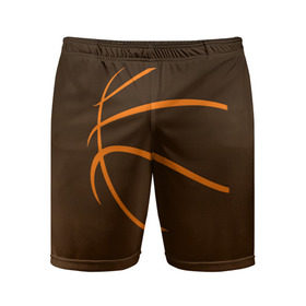 Мужские шорты 3D спортивные с принтом Баскетболист ,  |  | баскетбол | баскетболист | мяч баскетбольный