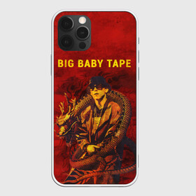 Чехол для iPhone 12 Pro с принтом BIG BABY TAPE - Dragonborn , силикон | область печати: задняя сторона чехла, без боковых панелей | Тематика изображения на принте: baby | bbt | big | dragonborn | dragons | fire | gimme | lost | rap | raper | tape | the | trap | взял | дракон | драконы | огонь | русский | рэп | рэппер | твою