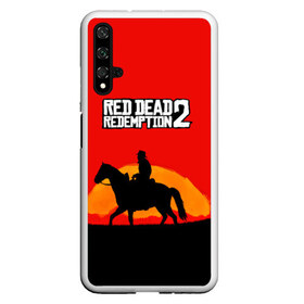 Чехол для Honor 20 с принтом Red Dead Redemption 2 , Силикон | Область печати: задняя сторона чехла, без боковых панелей | rdr | rdr 2. | red dead redemption | red dead redemption 2