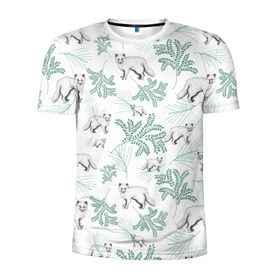Мужская футболка 3D спортивная с принтом Песец , 100% полиэстер с улучшенными характеристиками | приталенный силуэт, круглая горловина, широкие плечи, сужается к линии бедра | arctic | fox | nature | лиса | лисичка | лисички | лисы | песец