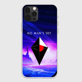 Чехол для iPhone 12 Pro с принтом NO MANS SKY 2019 , силикон | область печати: задняя сторона чехла, без боковых панелей | game | hill | hills | mounatin | mounatins | nms | no mans sky | planet | rock | rocks | sky | snow | space | winter | игры | планеты