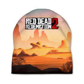 Шапка 3D с принтом Red Dead Redemption , 100% полиэстер | универсальный размер, печать по всей поверхности изделия | game | red dead | red dead redemption 2 | redemption 2 | rockstar games | бандиты | дикий запад | игры | ковбои | оружие
