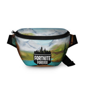 Поясная сумка 3D с принтом Fortnite Forever , 100% полиэстер | плотная ткань, ремень с регулируемой длиной, внутри несколько карманов для мелочей, основное отделение и карман с обратной стороны сумки застегиваются на молнию | battle royale | fortnite | fortnite battle royale | futuresynth | game | outrun | retrowave | synth | synthwave | игры | ретровейв | синтвейв | фортнайт