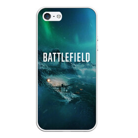 Чехол для iPhone 5/5S матовый с принтом BATTLEFIELD , Силикон | Область печати: задняя сторона чехла, без боковых панелей | action | battlefield | battlefield 5 | battlefield v | dice | electronic arts | game | war | world war | война | вторая мировая | игры | солдат | солдаты | шутер