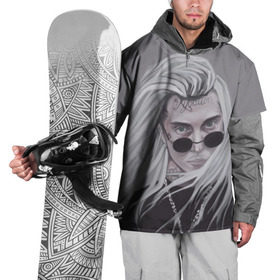 Накидка на куртку 3D с принтом Ghostemane , 100% полиэстер |  | ghostemane | ghostmane | rap | trap | гостмейн | реп | трэп