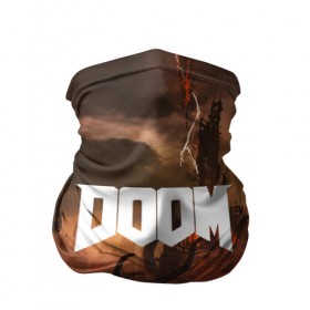 Бандана-труба 3D с принтом DOOM , 100% полиэстер, ткань с особыми свойствами — Activecool | плотность 150‒180 г/м2; хорошо тянется, но сохраняет форму | demon | devil | doom | doom vfr | evil | game | mars | red | демон | дум | игры | космос | красная планета | марс | пришельцы