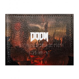 Обложка для студенческого билета с принтом DOOM , натуральная кожа | Размер: 11*8 см; Печать на всей внешней стороне | demon | devil | doom | doom vfr | evil | game | mars | red | демон | дум | игры | космос | красная планета | марс | пришельцы