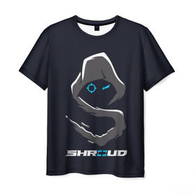 Мужская футболка 3D с принтом Стример Shroud , 100% полиэфир | прямой крой, круглый вырез горловины, длина до линии бедер | michael «shroud» grzesiek | pubg | twitch | блогер | стример | шрауд