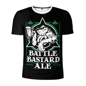 Мужская футболка 3D спортивная с принтом Battletoads , 100% полиэстер с улучшенными характеристиками | приталенный силуэт, круглая горловина, широкие плечи, сужается к линии бедра | ale | bastard | battle toads | toad | битва жаб | жаба | эль