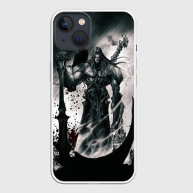 Чехол для iPhone 13 с принтом DARKSIDERS ,  |  | apocalypse | building | darksider 3 | destruction | fury | roots | slasher | strife | война | всадники апокалипсиса | голод | дарксайдерс | нефилимы | раздор | ярость