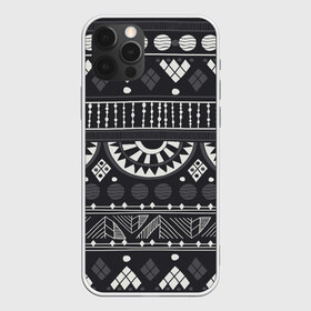 Чехол для iPhone 12 Pro Max с принтом Узоры , Силикон |  | Тематика изображения на принте: africa | african pattern | background | pattern | texture | африка | африканский узор | текстура | узор | фигуры | фон