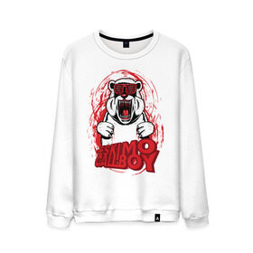 Мужской свитшот хлопок с принтом Eskimo Callboy - Polar Bear , 100% хлопок |  | eskimo callboy | merch | metal | polar bear | rock | мерч | металл | полярный медведь | пхк | рок | эскимо коллбой