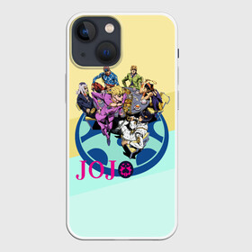 Чехол для iPhone 13 mini с принтом JOJO ,  |  | adventure | anime | bizzare | jo jo | jojo | logo | manga | аниме | араки | ахегао | джо | джо джо | джоджо | жижа | жожа | жожо | йойо | лого | манга | мульт | мультфильм | отаку | сериал | символ | хирохико | юри | яой