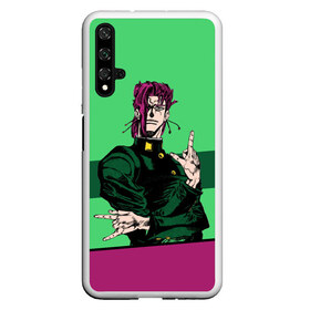 Чехол для Honor 20 с принтом Jojo Kakyoin , Силикон | Область печати: задняя сторона чехла, без боковых панелей | adventure | anime | bizzare | jo jo | jojo | logo | manga | аниме | араки | ахегао | джо | джо джо | джоджо | жижа | жожа | жожо | йойо | лого | манга | мульт | мультфильм | отаку | сериал | символ | хирохико | юри | яой