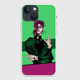 Чехол для iPhone 13 mini с принтом Jojo Kakyoin ,  |  | adventure | anime | bizzare | jo jo | jojo | logo | manga | аниме | араки | ахегао | джо | джо джо | джоджо | жижа | жожа | жожо | йойо | лого | манга | мульт | мультфильм | отаку | сериал | символ | хирохико | юри | яой