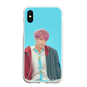 Чехол для iPhone XS Max матовый с принтом BTS Jungkook , Силикон | Область печати: задняя сторона чехла, без боковых панелей | army | bangtan | beyond | boys | bts | j hope | jimin | jin | jungkook | k pop | rm | scene | suga | the | v | армия | арэма | бтс | ви | джей хоупа | сюги | чимина | чина | чонгука