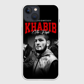 Чехол для iPhone 13 с принтом Хабиб Нурмагомедов ,  |  | khabib nurmagomedov | mma | the eagle | ufc | боец | бои без правил | борьба | микс файт | мма | орёл | самбо | хабиб | хабиб нурмагомедов