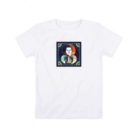 Детская футболка хлопок с принтом Musk Icon , 100% хлопок | круглый вырез горловины, полуприлегающий силуэт, длина до линии бедер | elon | elon musk | sapcex | tesla | илон маск | наука