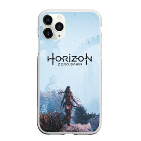 Чехол для iPhone 11 Pro матовый с принтом Horizon Zero Dawn , Силикон |  | aloy | game | horizon zero dawn | hunter | machine | mecha | robot | snow | spear | the frozen wilds | weapon | игры | постапокалипсис | роботы | фентези | элой